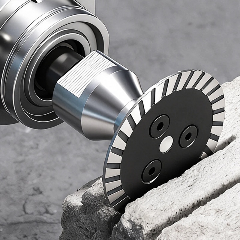 Cordless Rotary Tool Kit Accessories - 1PC 40/50mm彫刻用ダイヤモンドソーブレードM14取り外し可能なフランジターボカッティングディスク（花崗岩、大理石、石材用）