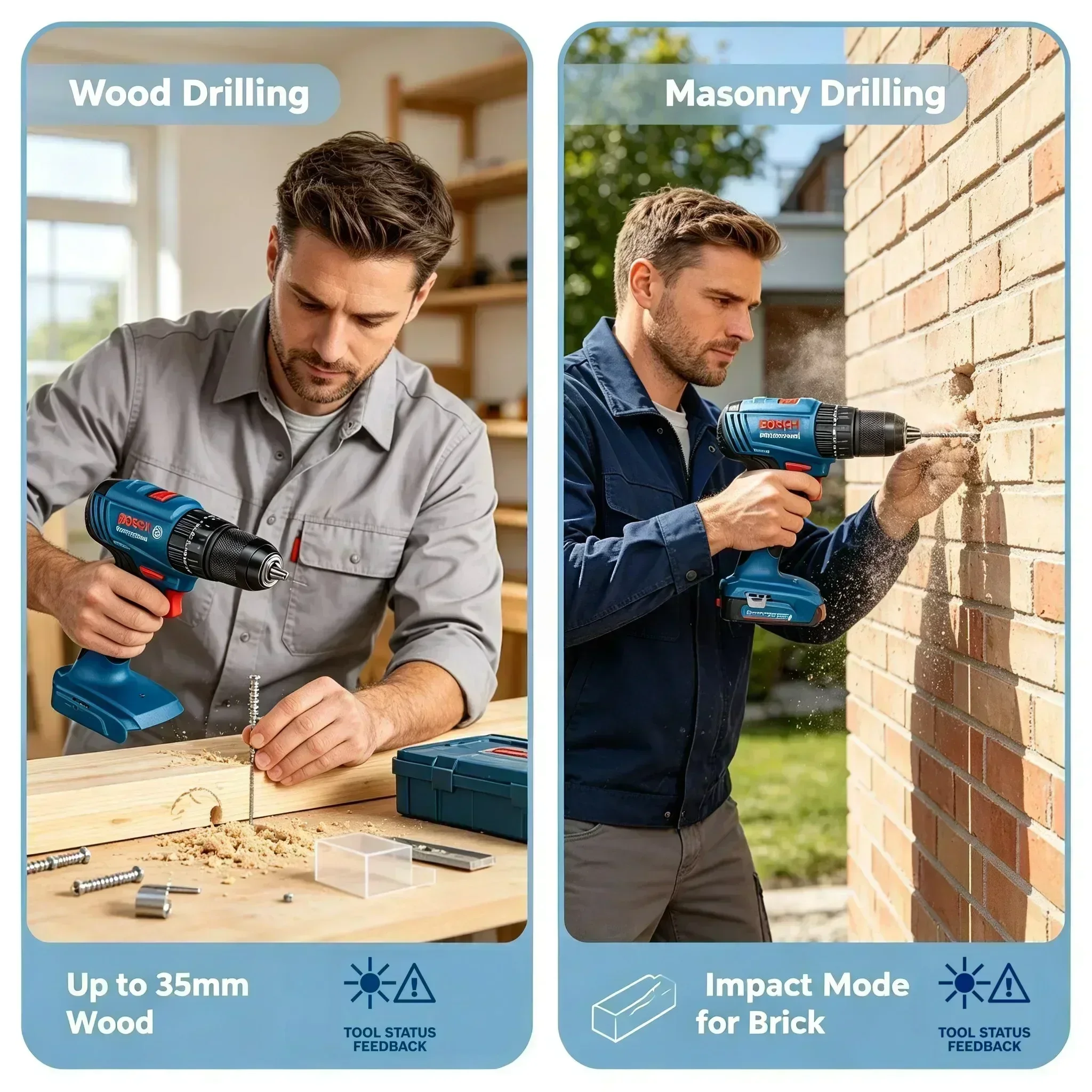 ボッシュ GSB 185-LI 18V コードレス インパク - Brushless Cordless Electric Drill 18V のレビューと価格