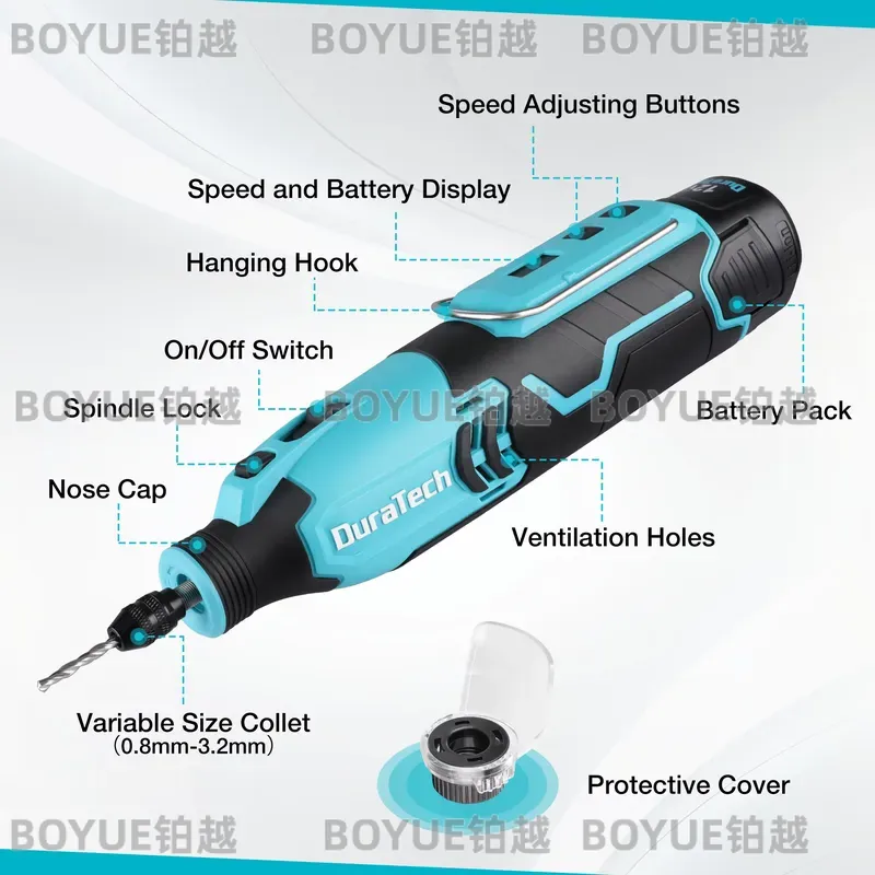 12V コードレスロータリーツール 5000-35000RP - Cordless Rotary Tool Kit Accessories のレビューと価格