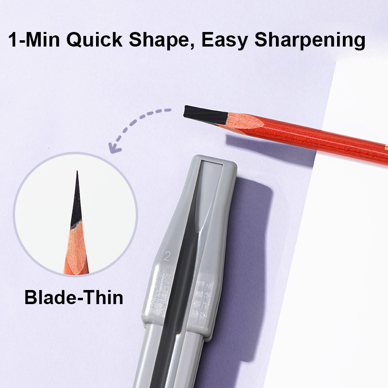 木製アイブロウペンシルシャープナー、チゼルチップ用、芯が折れ - Hand Tools のレビューと価格