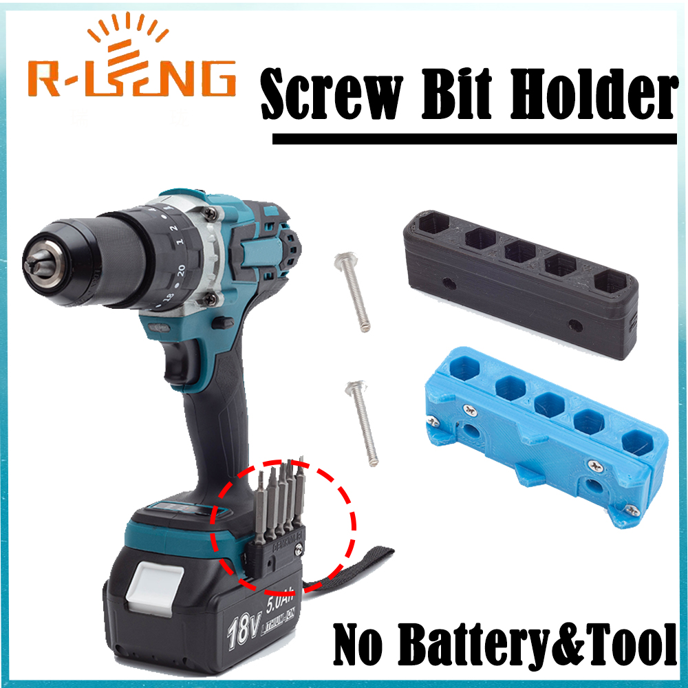 磁気ビットホルダードリルビットオーガナイザー 5 スポットビ - Brushless Cordless Electric Drill 18V のレビューと価格