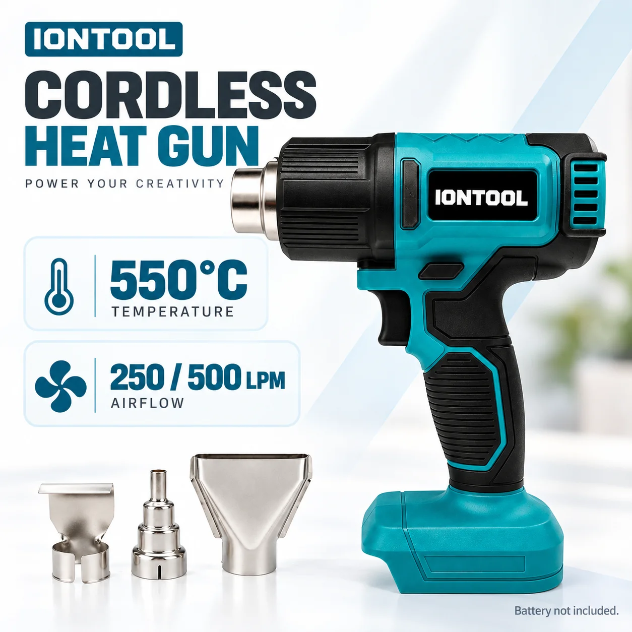 IONTOOL コードレスヒートガン 550 ℃   熱収縮 - Cordless Heat Gun For Shrink Tubing のレビューと価格